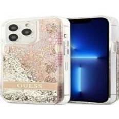 Guess GUHCP13LLFLSD iPhone 13 Pro/13 6.1 quot Gold/Gold Hardcase Paisley Liquid Glitter