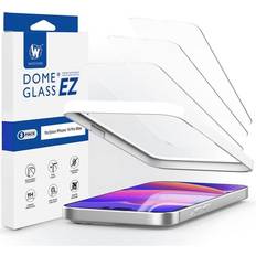 Whitestone Screen Protectors Whitestone Dome Glass EZ Tempered Glass Screen Protector for iPhone 14 Pro Max 3-Pack