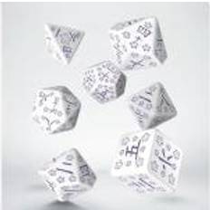 Q Workshop Japanese Dice Set: Blue Star Lotus (7)