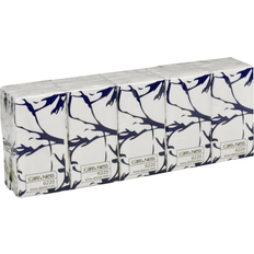 Papirlommetørklæder 10x10 stk,30 pk 3 lag Hvid Nyfiber