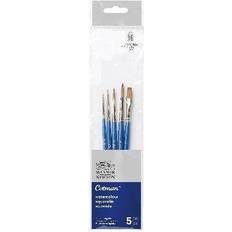 Winsor & Newton "COTMAN BRUSH SHORT HANDLE ASS SET 5 PC"