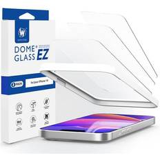 Dome Glass EZ Tempered Glass Screen Protector for iPhone 13/13 Pro/14 -  3-pack