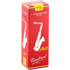 Rouge Embouchures pour instruments à vent Vandoren Boîte de 5 anches saxophone tenor Java Red Force 1.5 SR2715R