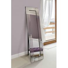 MirrorOutlet MirrorOutlet Oakley All Glass Triple Edge Bevelled Cheval 150 X 40 Cm Wall Mirror