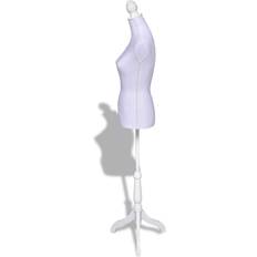 Suministros de Costura vidaXL Busto Ficticio De La Dama Blanco