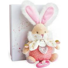 Doudou Et Compagnie "Mjukdjur med ljud Doudou et Compagnie Sugar Bunny Rosa Kanin"