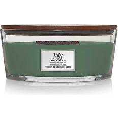 Blåa Doftljus Woodwick Mint Leaves & Oak Doftljus 453.6g