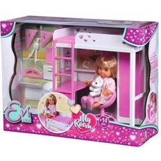 Simba 105733601 Evi Love My Room, Doll In The Children's Room With A Bunk Bed