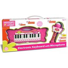 Musikspielzeuge Bontempi Mini Keyboard and Karaoke Microphone, Legetøjs musikinstrument, MIDI keyboard, 3 År, AA, Flerfarvet