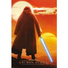 Star Wars Poster, Affisch Obi-Wan Kenobi Twin Suns, (61 x 91.5 cm) Poster