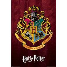 Pyramid Harry Potter School Crest Poster Billede
