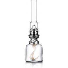 Karlskrona Lampfabrik Koholmen Clear Glass/Nickel Oljelampa 24cm