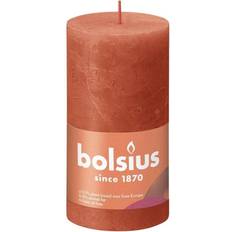 Copper Candles & Accessories Bolsius Bloklys Shine Earthy Orange Candle 13cm