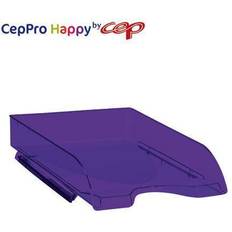 Viola Portariviste Vaschetta Portadocumenti Happy 200+H - 34.8 x 25.7 x 6.6 cm - Deep Purple