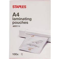 A4 laminering Staples Laminering 80MIC A4 216X303MM