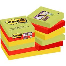 Gold Sticky Notes Post-it Marrakesh Super Sticky Notes 47.6 x 47.6 mm Assorted Colours Square 12 Pads of 90 Sheets