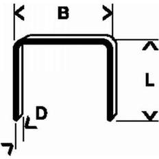 Bosch Agrafeuses et Agrafes Bosch Agrafes À Fil Fin Type 53 11.4 x 0.74 x 4 mm