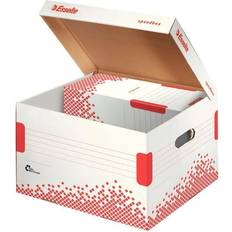 Bianco Scatole di Archiviazione Esselte Scatola Container Speedbox - Medium - 32.5x26.3x36.7 cm - 623912