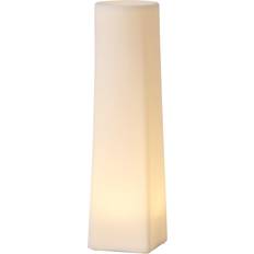 Bougies LED Menu Audo Lampe Ignus 22.5 cm Porcelaine Blanche Bougie LED