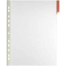 Rot Dokumentenhalter & Flipcharts Durable 5607-03, Display panel, Rød, Transparent, PVC, 210 x 297 mm (A4) Rød, 6 cm