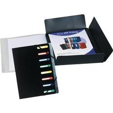 Exacompta Trieur 24x32 cm Polypropylène 12 Compartiments Noir