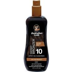 Australian Gold SPF10 Spray Gel with Bronzer