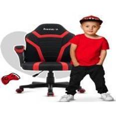 Cheap Chaises de jeu Huzaro Chaise gaming RANGER 1.0 Rouge Tissu, Fauteuil pour Enfants, Gamer, Ergonomique, Hauteur Réglable 80mm, Accoudoirs, Pc gaming