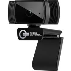 30 fps - Auto Focus Webcams Green Extreme T200 Full HD Webcam with Auto Focus