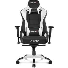 Gamingstolar AKracing Master PRO Spelstol PU-läder Svart Vit