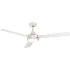 Ceiling fan with light Eglo SESIMBRA ceiling fan & light milky