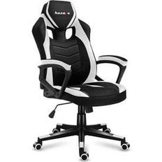 Huzaro Chaises de jeu Huzaro Chaise gaming FORCE 2.5 Blanc, Tissu Chaise Bureau, Pc Gaming, Ergonomique, Réglable, Pivotant, Accoudoirs, Gamer