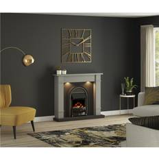 Dark Grey Electric Fire Suite