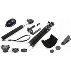 Monopod stativ Xrec Selfie stick Xrec Selfie Kit 5in1 Tripod/3x Lens/Remote Control/Monopod/Holder