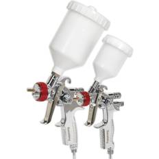 Hvlp färgspruta Sealey HVLP Gravity Feed Top Coat Touch-Up Spray Gun Set