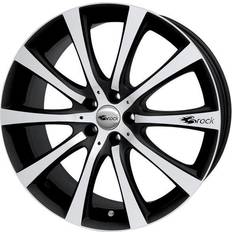 Car Rims Brock B21 Matt Black Polished Alufælge