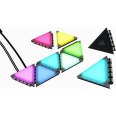 Udskiftningskabinetter Corsair iCUE LC100 Case Accent Lighting Panels Mini Triangle 9x Tile Starter Kit