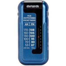 Radios Aiwa R-22BL Radio Personal Analógica Azul