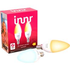 Innr Lyskilder Innr Smart Candle Comfort LED-pære E14 4,8 W 2 stk