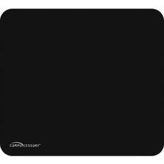 Mouse Pads Compucessory Smooth Cloth Nonskid Mouse Pad (Black)