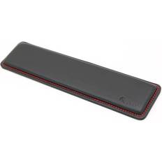 Ducky Musemåtter Ducky Leather Wrist Pad Red stitch