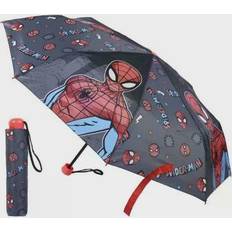 Spider-Man Paraguas Plegable Spiderman Gris Ø 92 cm)
