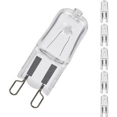 G9 Halogen Lamps Crompton Energy Saving Halogen 240V G9 Capsule 18W Dimmable 2700K