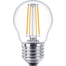 Lampa boll Philips Corepro LEDluster E27 boll Filament Klar 4.3W 470lm 827 Extra Varm Vit Ersättare 40W