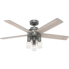 Hunter ceiling fan light kit with remote control Hunter Hunter Hardwick Ceiling Fan with Light Kit