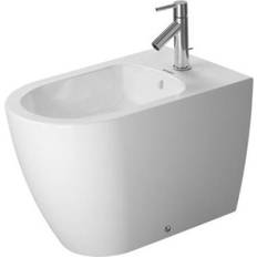 Bidéer Duravit 2289100000 ME By Starck Floor Mounted Ceramic Bidet Less Faucet White WonderGliss Fixture Bidet Wall Hung White/WonderGliss