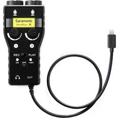 Saramonic Microfoons Saramonic SmartRig Di 2-Ch XLR/3.5mm Mic Audio Mixer with Lightning Connector