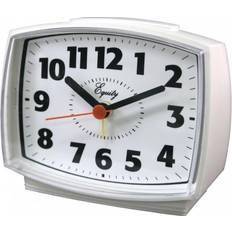 White Alarm Clocks LA CROSSE TECHNOLOGY 33100 Electric Analog