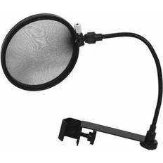 Pop filter Omnitronic Microphone-Pop Filter, black, mikrofon pop filter puffskydd, svart