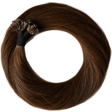 Microringextensions Myextensions Hot Fusion Original 50cm 50-pack #04 Mørk Kastanjebrun