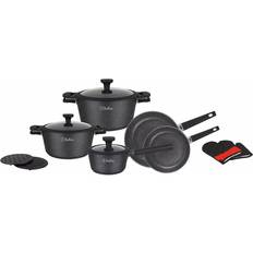 Silikoni Keittovälinesetit Bollire Milano Cookware Set with lid 12 Parts